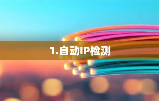 1.自动IP检测