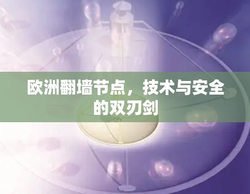 欧洲翻墙节点，技术与安全的双刃剑