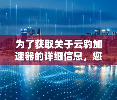 为了获取关于云豹加速器的详细信息，您可以访问其官方网站。以下是一个可能的结构化信息