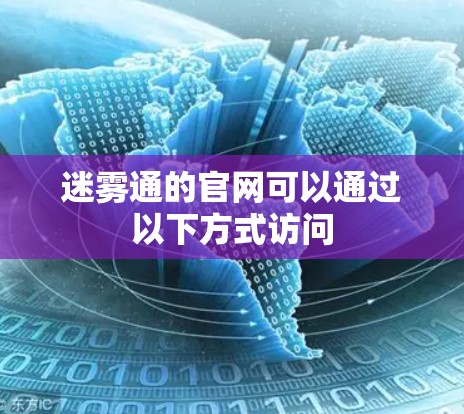 迷雾通的官网可以通过以下方式访问