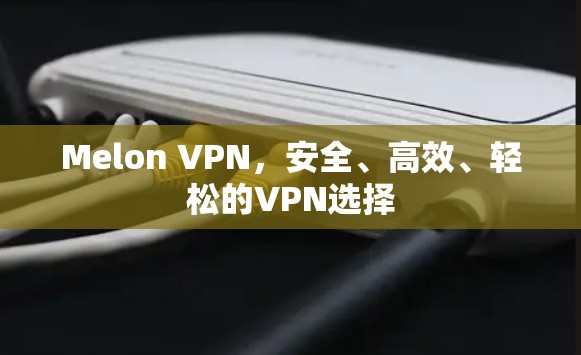 Melon VPN,安全、高效、轻松的VPN选择 Melon VPN,安全、高效、轻松的VPN选择
