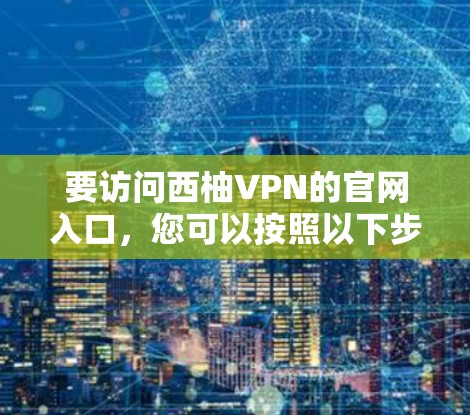 要访问西柚VPN的官网入口，您可以按照以下步骤进行