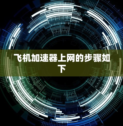 飞机加速器上网的步骤如下