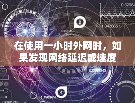 在使用一小时外网时，如果发现网络延迟或速度较慢，可能的原因包括