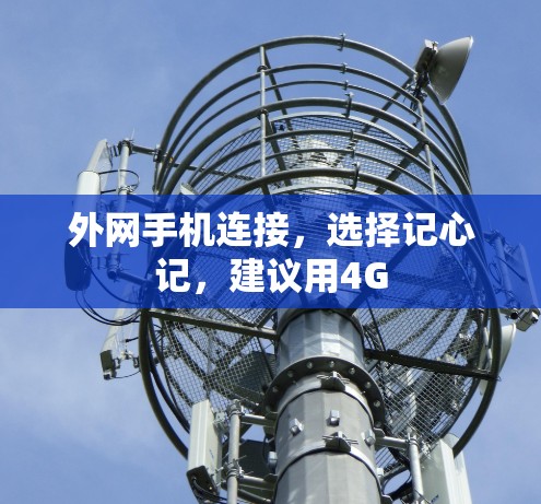 外网手机连接，选择记心记，建议用4G