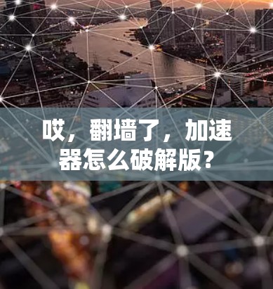 哎,翻墙了,加速器怎么破解版?