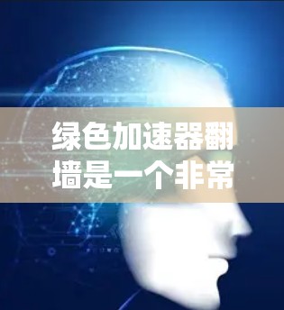 绿色加速器翻墙是一个非常有潜力的概念，它涉及到将加速器的数据或资源移动到外部存储设备或网络中，从而减少对传统能源的依赖。以下是一些可能涉及的关键点和背景信息