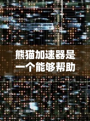 熊猫加速器是一个能够帮助用户加速数据传输或用于翻墙的工具。它可以通过高速网络连接或通过翻墙功能快速传输文件。以下是对熊猫加速器的详细介绍