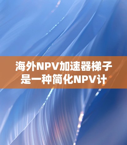 海外NPV加速器梯子是一种简化NPV计算的方法，特别适用于海外项目。以下是该梯子的详细解释和步骤