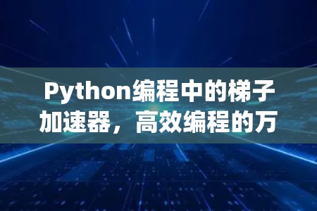 Python编程中的梯子加速器,高效编程的万能钥匙