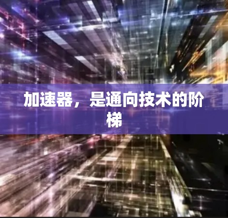 加速器，是通向技术的阶梯
