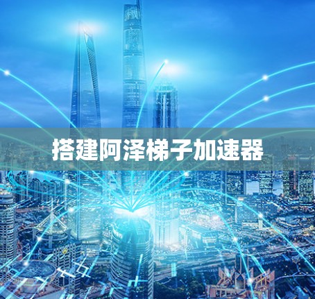 搭建阿泽梯子加速器