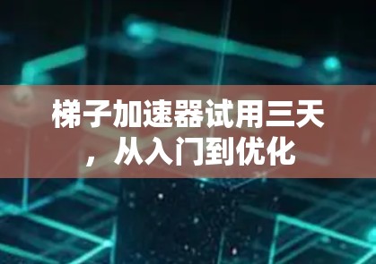 梯子加速器试用三天,从入门到优化 梯子加速器试用三天,从入门到优化