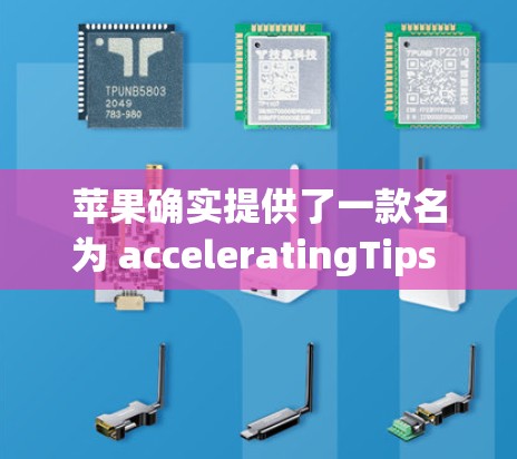 苹果确实提供了一款名为 acceleratingTips 的梯子加速器,主要用于提升其设备的性能。以下是关于其使用的一些关键点和信息