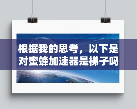 根据我的思考，以下是对蜜蜂加速器是梯子吗的分析