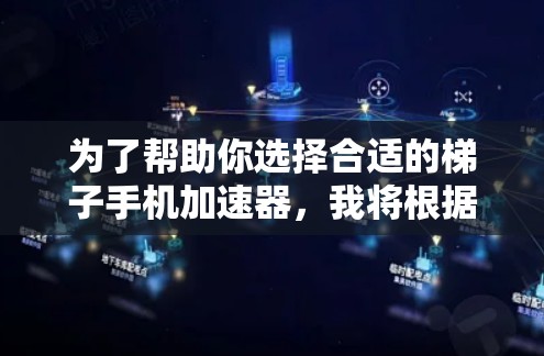 为了帮助你选择合适的梯子手机加速器，我将根据你的需求和评价内容，整理出几个推荐。以下是几个根据用户反馈设计的推荐