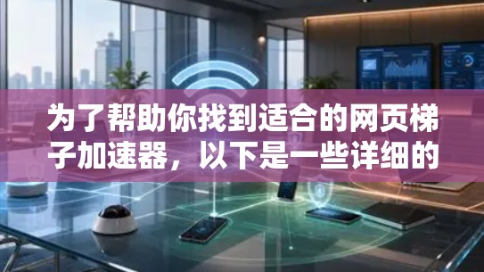 为了帮助你找到适合的网页梯子加速器，以下是一些详细的分析和推荐