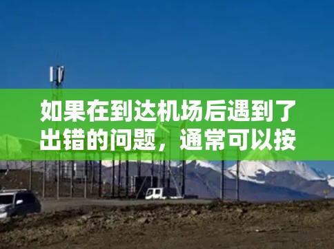 如果在到达机场后遇到了出错的问题,通常可以按照以下步骤进行处理