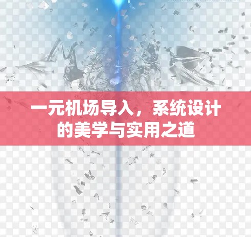 一元机场导入，系统设计的美学与实用之道