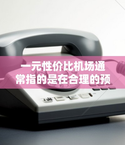 一元性价比机场通常指的是在合理的预算内，提供高质量服务和便利设施的机场。以下是一些可能的推荐