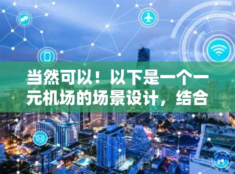 当然可以！以下是一个一元机场的场景设计，结合了简洁、高效和人性化的特点