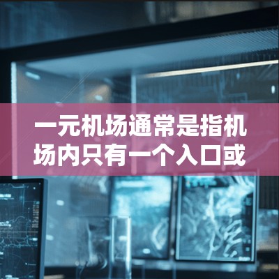 一元机场通常是指机场内只有一个入口或入口，这样可以快速到达机场，适合需要快速到达的旅客。以下是几个一元机场案例