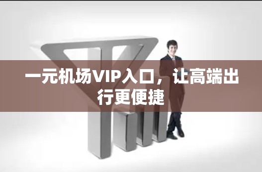 一元机场VIP入口，让高端出行更便捷