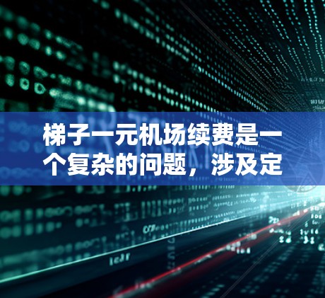 梯子一元机场续费是一个复杂的问题，涉及定价策略、市场竞争、运营成本以及服务质量等多个方面。以下是对这个问题的分步解释