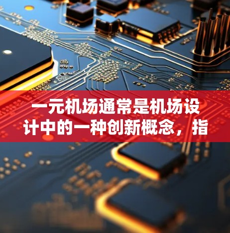 一元机场通常是机场设计中的一种创新概念，指的是机场只有一个主要出站口，通常位于机场的中央或某一特定区域。这种设计可能会减少排队时间，提高乘客的使用体验，同时也能减少资源的浪费