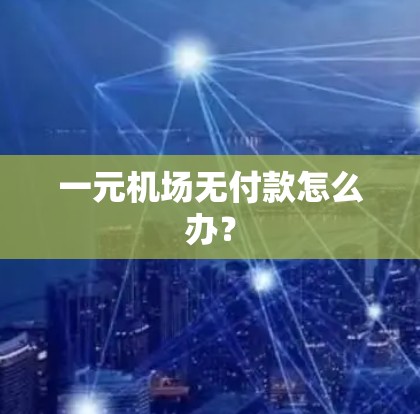一元机场无付款怎么办？