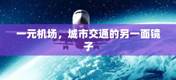 一元机场，城市交通的另一面镜子