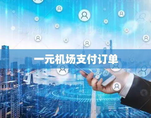 一元机场支付订单