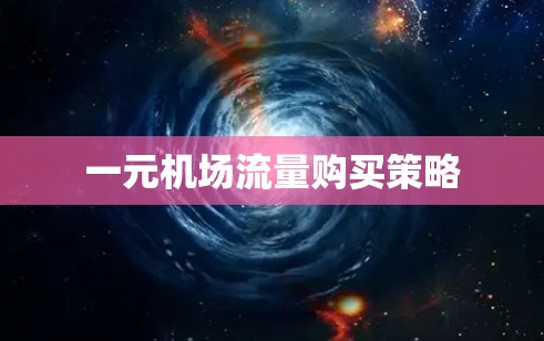 一元机场流量购买策略