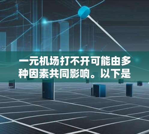 一元机场打不开可能由多种因素共同影响。以下是详细的分析