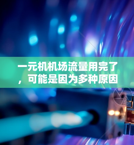 一元机机场流量用完了，可能是因为多种原因导致的。以下是一些可能的原因及其对应的解决建议