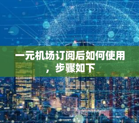 一元机场订阅后如何使用，步骤如下
