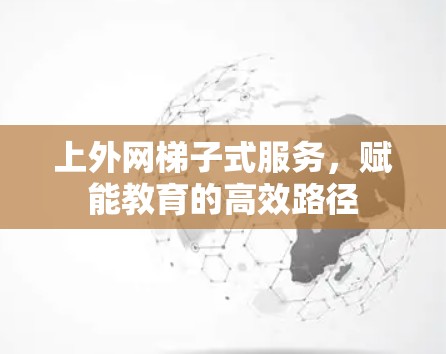 上外网梯子式服务，赋能教育的高效路径