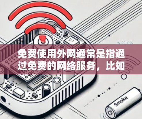 免费使用外网通常是指通过免费的网络服务,比如免费的Wi-Fi或4G数据服务。以下是一些常见的免费外网选项,供您参考