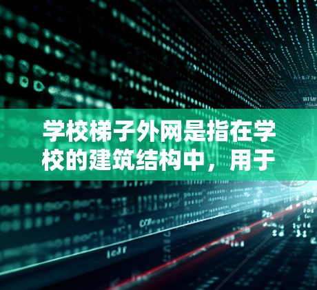 学校梯子外网是指在学校的建筑结构中，用于楼梯或楼梯外侧的梯子的外侧结构部分。这个部分通常包括梯子的腿、座位或侧面结构，其功能是支撑楼梯或用于装饰。以下是关于学校梯子外网的详细分析
