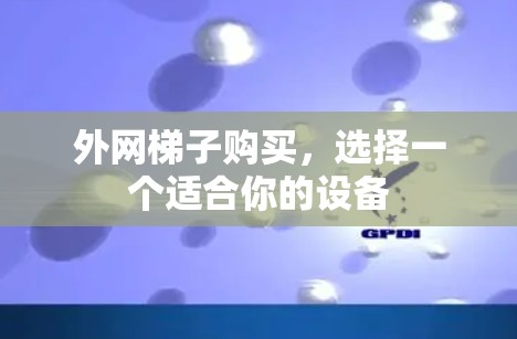 外网梯子购买，选择一个适合你的设备