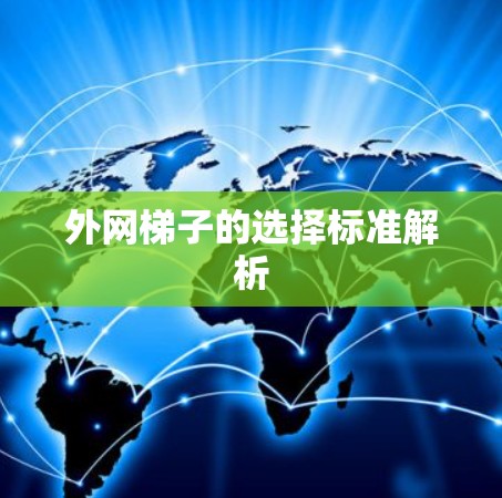 外网梯子的选择标准解析