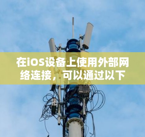 在iOS设备上使用外部网络连接，可以通过以下步骤进行操作