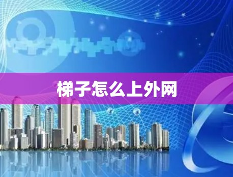 梯子怎么上外网