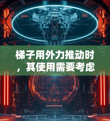 梯子用外力推动时,其使用需要考虑以下几个关键因素