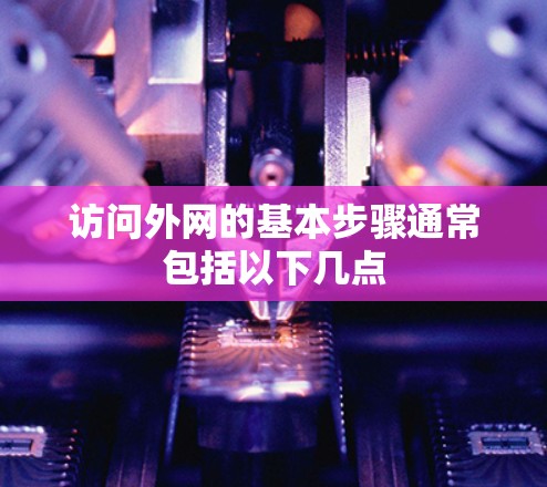 访问外网的基本步骤通常包括以下几点