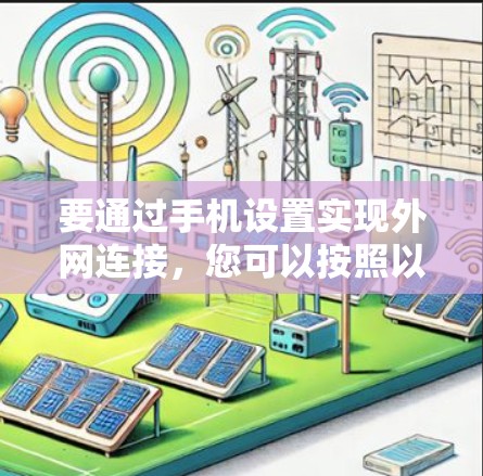 要通过手机设置实现外网连接，您可以按照以下步骤操作