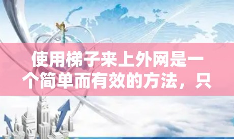 使用梯子来上外网是一个简单而有效的方法，只要掌握了正确的步骤和技巧，就能轻松上上外网。以下是详细的步骤指南