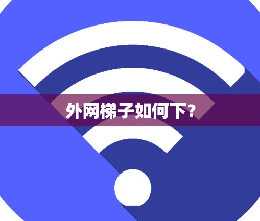 外网梯子如何下？