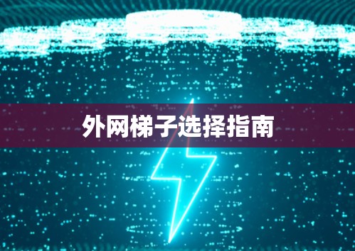 外网梯子选择指南