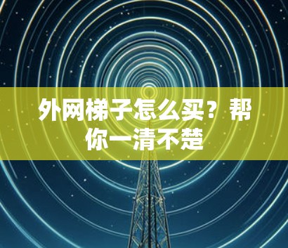 外网梯子怎么买？帮你一清不楚